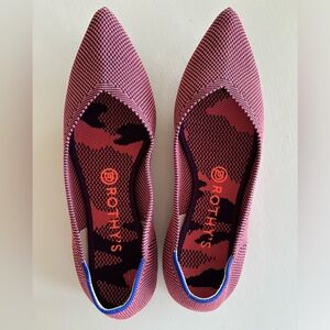 Rothy’s The Point in Rose Double Stitch